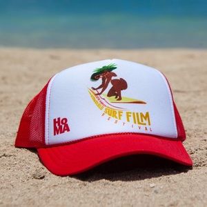 Surf film festival trucker hat